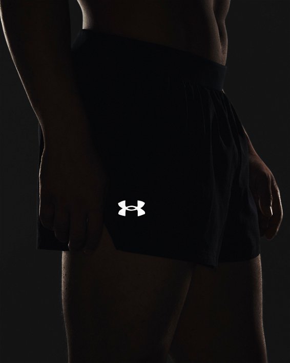 Men's UA Launch Split Perf Shorts, Black, pdpMainDesktop image number 3